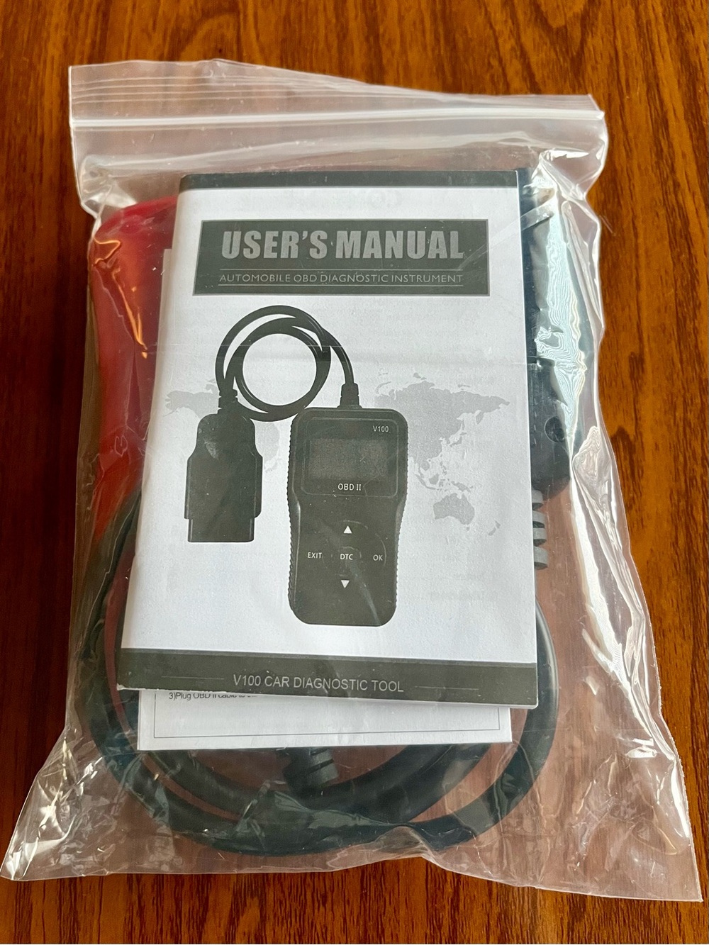 NEW V100 Car Diagnostic Tool OBD2 Scanner Automotive Engine Fault Code Reader - Picture 4 of 4